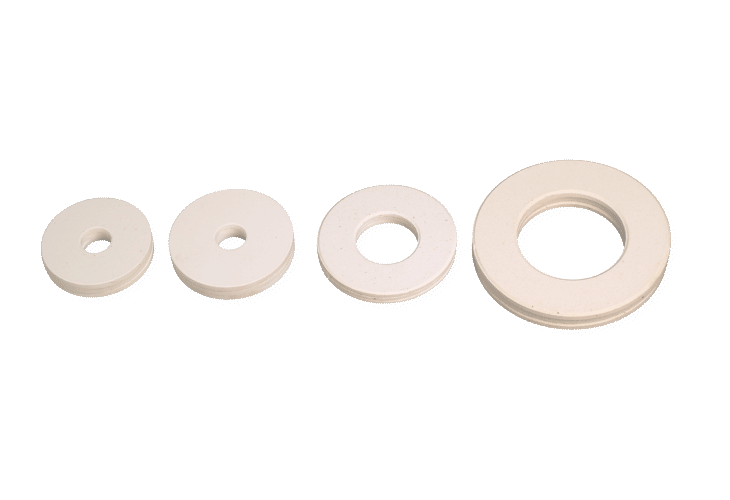 Customized Mullite setters and kiln furniture in various sizes for firing ceramic tableware, stoneware and cookware